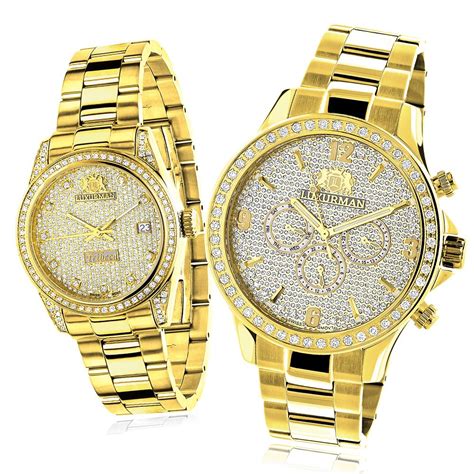 matching his and hers watches.